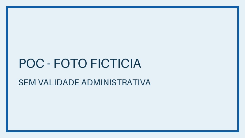 POC FICTICIO - Veiculo de ensaio